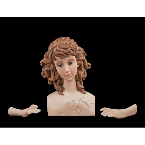 Angel diadema 35 cms en resina italiana