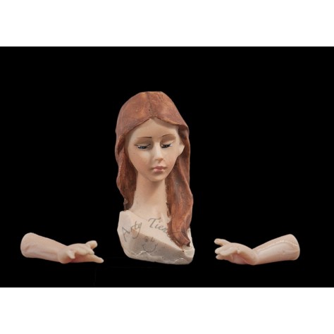 Angel estilizado 25 cms en resina italiana