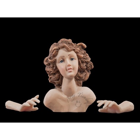 Angel frente 30 cms en resina italiana