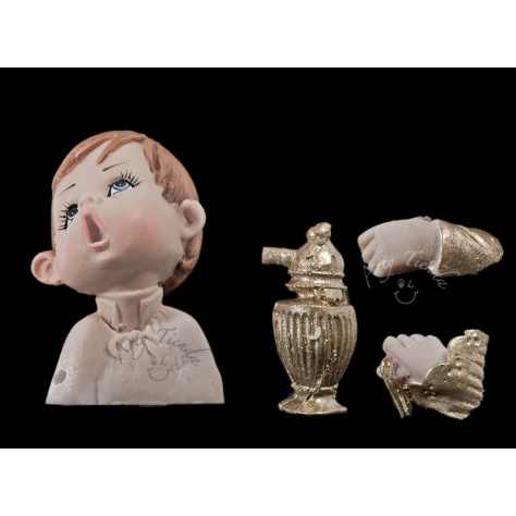 Monaguillo incienso 30 cms en resina italiana
