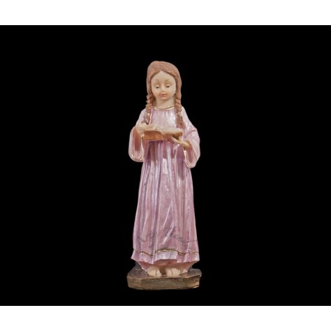 Niña Maria recordatorio en resina italiana