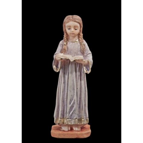 Niña Maria recordatorio en resina italiana