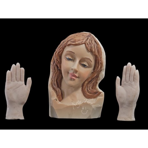 Virgen gigante 50 cms en resina italiana