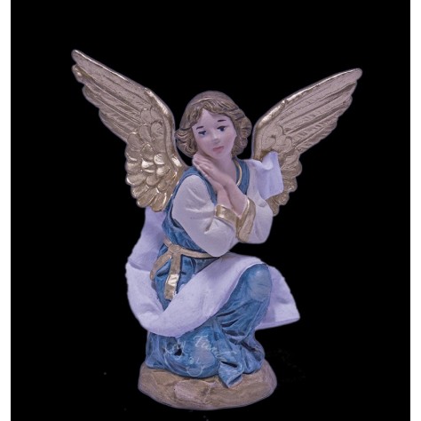 Angel arrodillado bulto en resina nacional