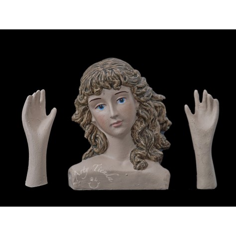 Angel viento 30 cms en resina nacional