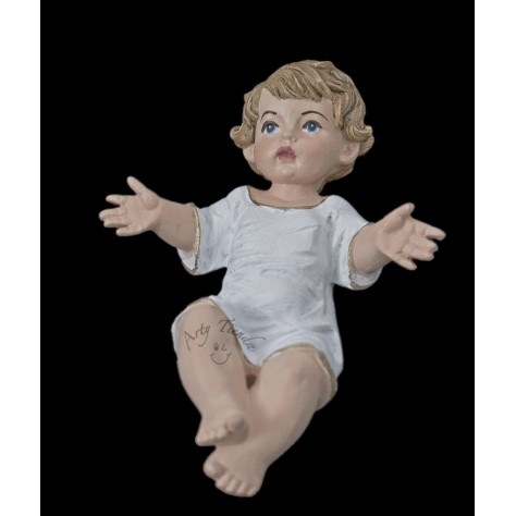 Niño Dios en resina nacional