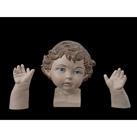 Niño Dios en resina nacional