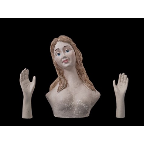 Virgen Carmen 35 cms en resina nacional