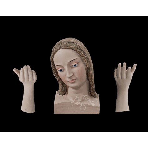 Virgen grande en resina nacional