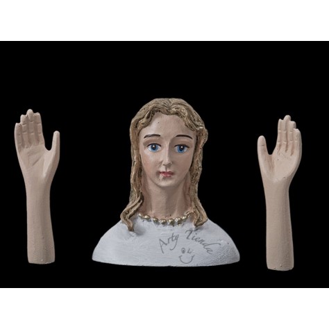 Virgen Santa Martha kit en resina nacional