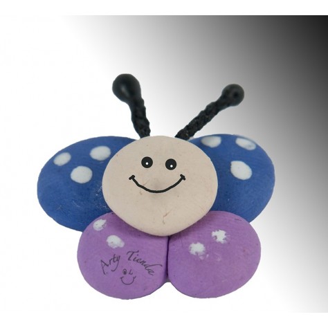 Aplique mariposa en porcelanicron