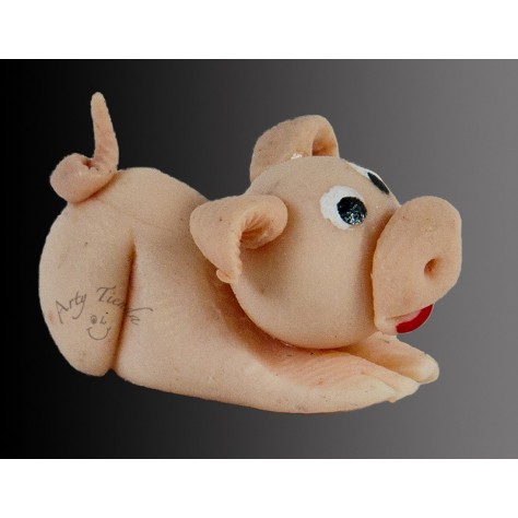 Cerdo en porcelanicron