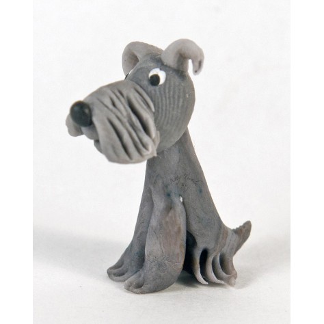 Perro en porcelanicron