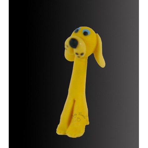 Perro en porcelanicron