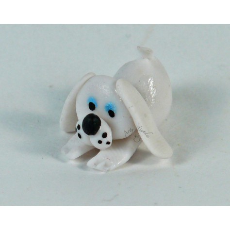 Perro en porcelanicron