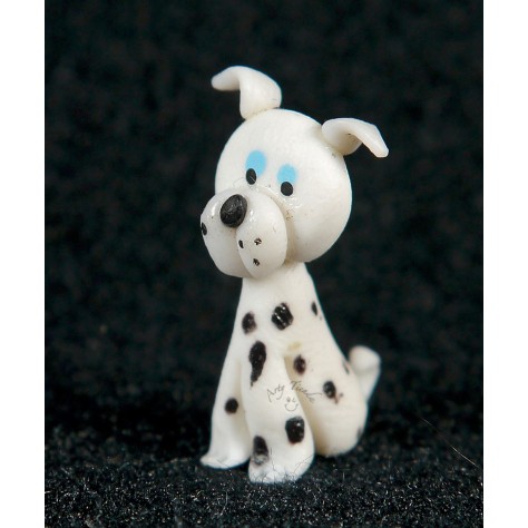 Perro en porcelanicron