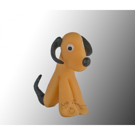 Perro en porcelanicron