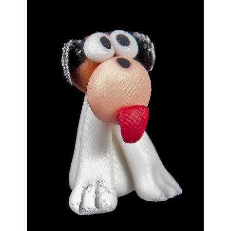Perro en porcelanicron