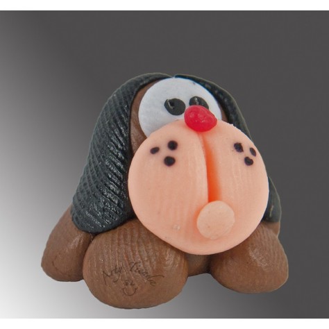 Perro en porcelanicron