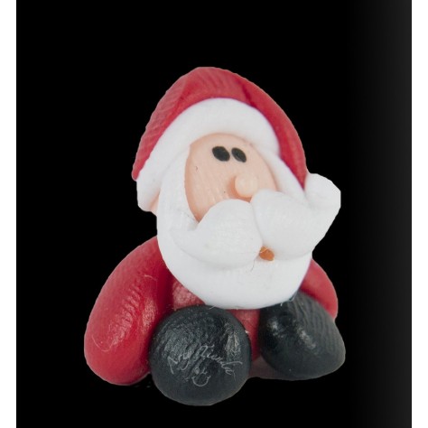 Papa noel en porcelanicron