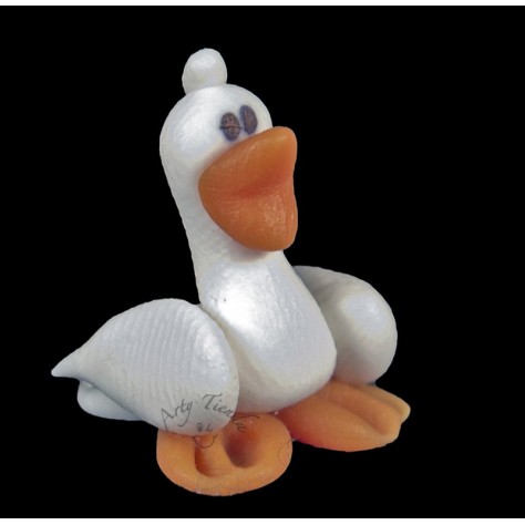 Pato en porcelanicron