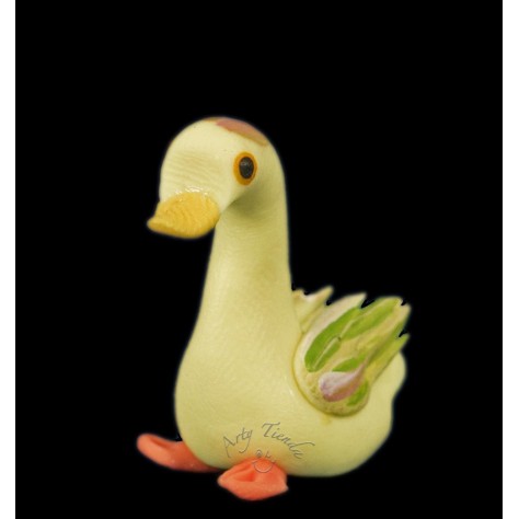 Pato en porcelanicron