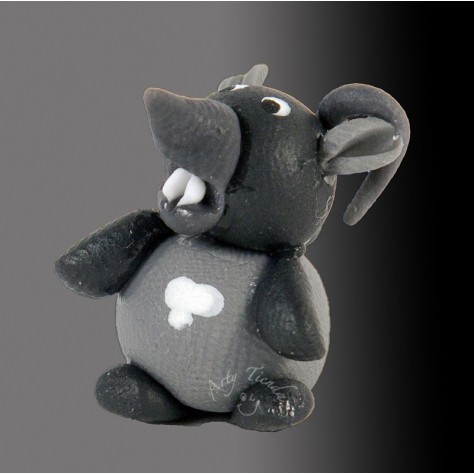 Ratón en porcelanicron