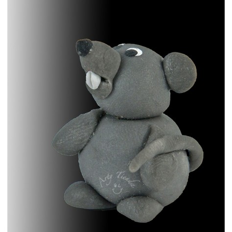Ratón en porcelanicron