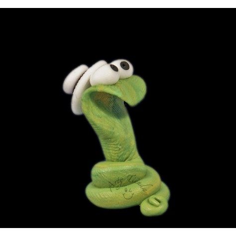 Serpiente en porcelanicron