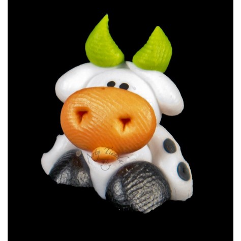 Vaca en porcelanicron