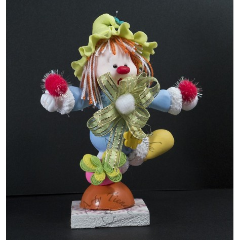 Payaso en porcelanicron
