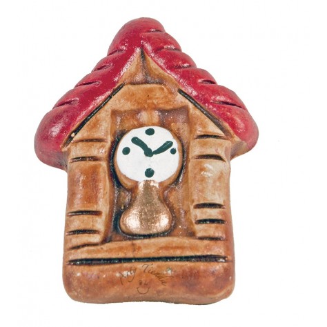 Reloj en cerámica cocida
