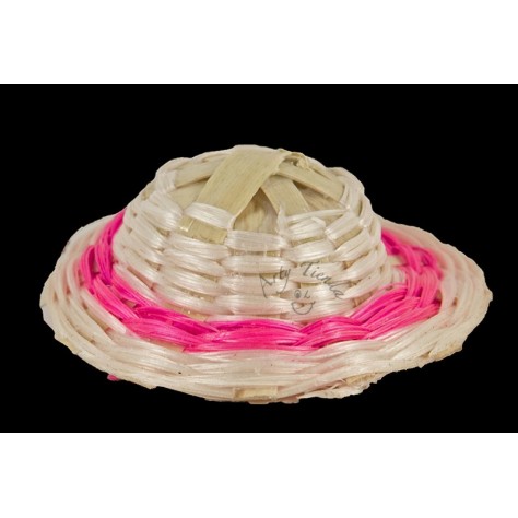 Sombrero en mimbre
