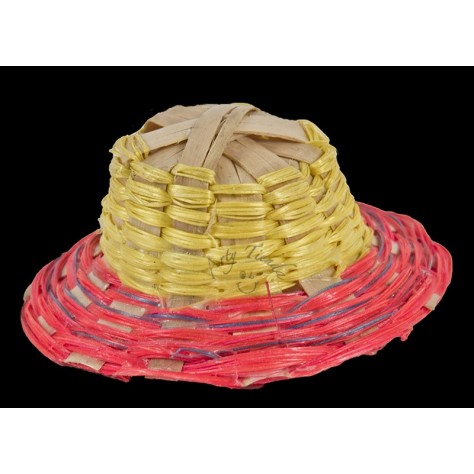 Sombrero en mimbre