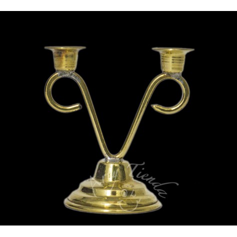 Bronce candelero de la V  3