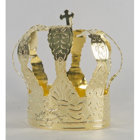 Corona Soledad en lámina de bronce.