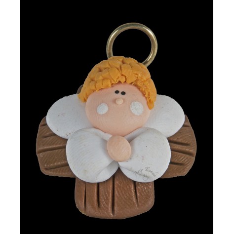 Angel cruz aplique en porcelanicron