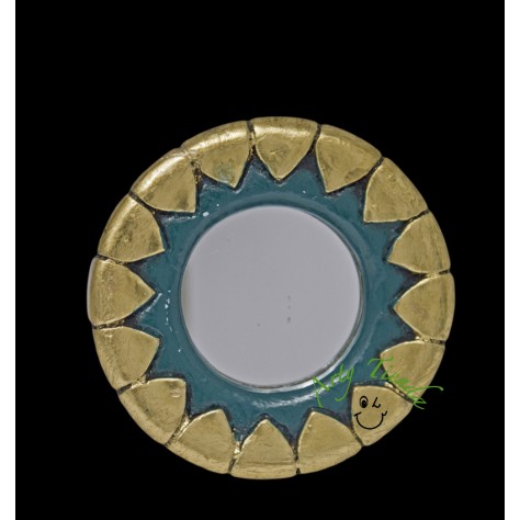 Espejo sol corona en fibromadera
