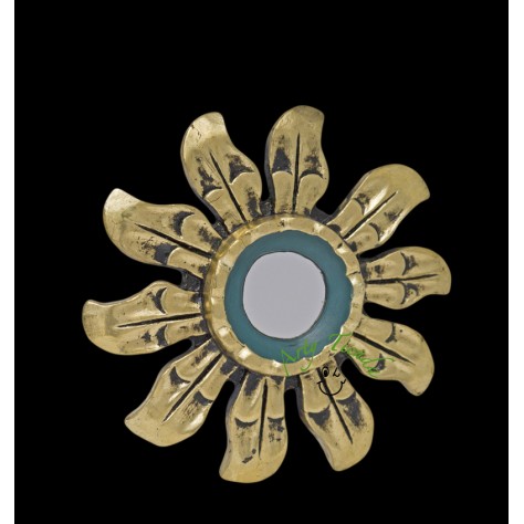 Espejo sol peruano palmas en fibromadera