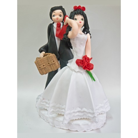 Novios en porcelanicron