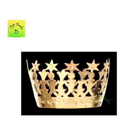 Corona Lourdes en Lámina de bronce