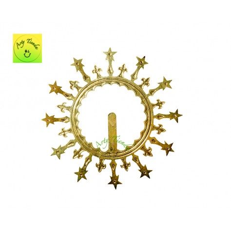 Aureola 2V en lámina de bronce