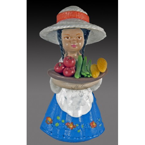 Muñeca Sabana en resina y porcelanicrón.