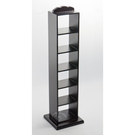 Exhibidor rectangular por 6 puestos en MDF