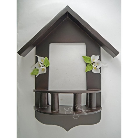 Suichero balcón sencillo decorado en MDF