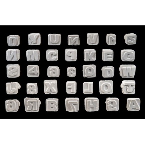 Inyector sellos letras por 35 unidades