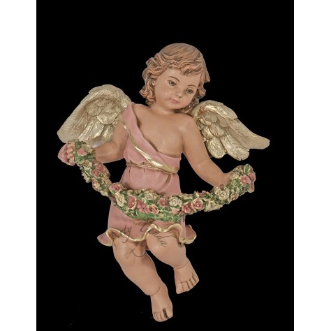 Angel abundancia aplique grande en fibromadera
