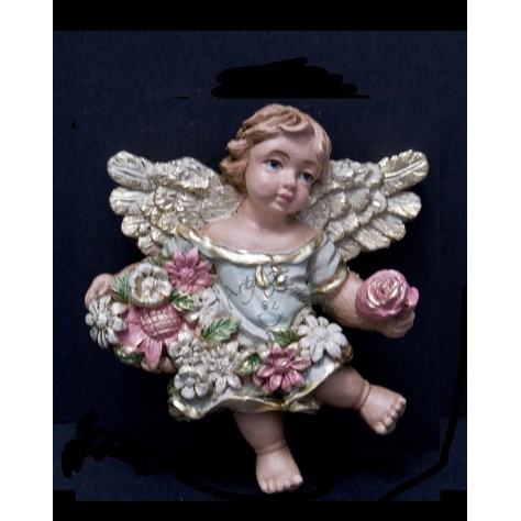 Angel abundancia aplique pequeño en fibromadera