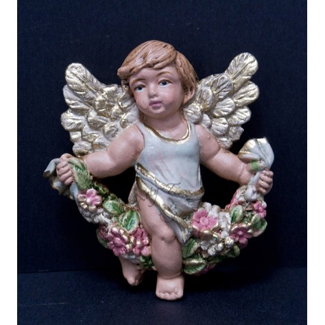 Angel abundancia aplique pequeño en fibromadera