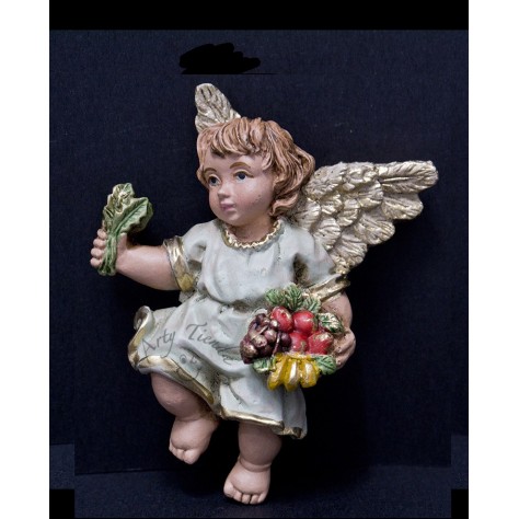 Angel abundancia aplique pequeño en fibromadera